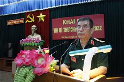 Đảng ủy Bộ Tham mưu tổ chức thi bí thư chi bộ